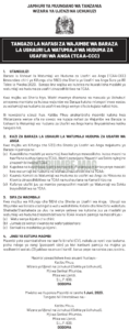 Read more about the article NAFASI ZA WAJUMBE WA BARAZA LA USHAURI LA WATUMIAJI WA HUDUMA ZA USAFIRI WA ANGA (TCAA-CCC) May, 2023